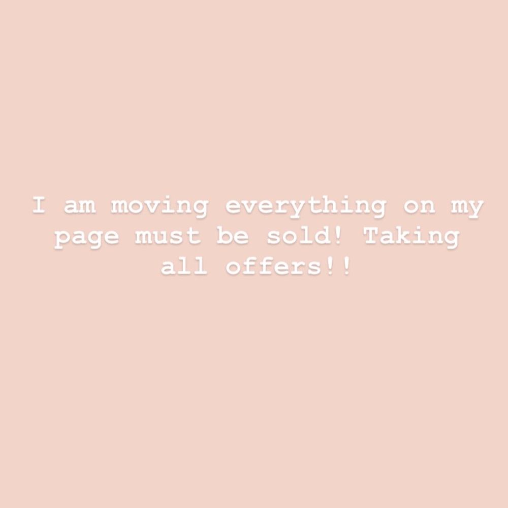 Make offers on everything!
